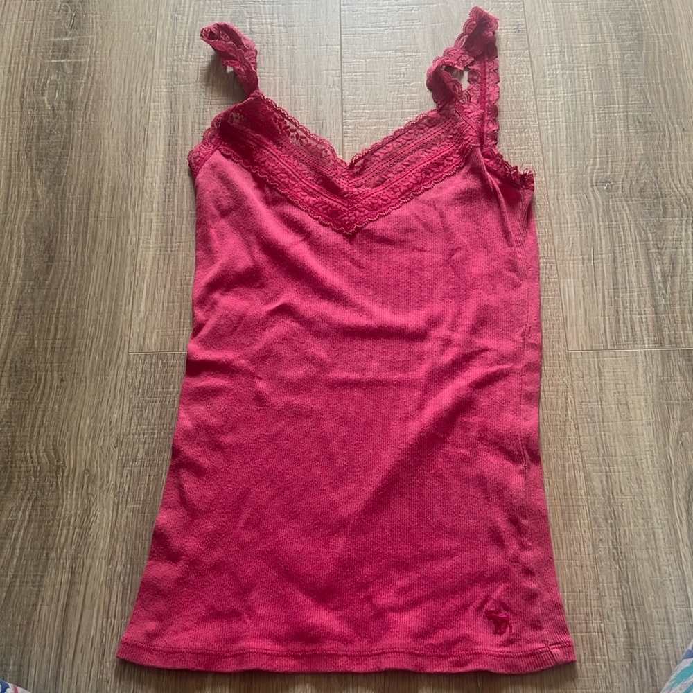 Abercrombie & Fitch pink tank top size M